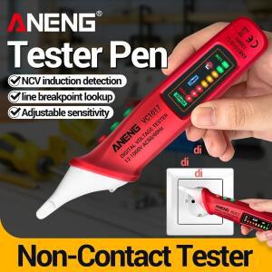 ANENG VC1017 디지털 AC 전압계 멀티미터 펜 NCV 자동 12-1000V 스마트 센서 테스터 부저 감지기 도구