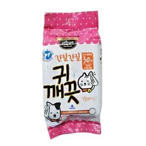 반려동물 귀청소 물티슈 귀냄세 제거 청결시트 30매 애견칫솔 애견치약