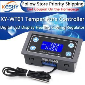 XY-WT01 온도 컨트롤러  디지털 LED 디스플레이  가열 및 냉각 조절기  온도조절기 스위치