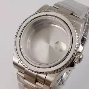 다이버 40mm 시계 케이스 SUB GMT 모드 NH34 904L 팔찌