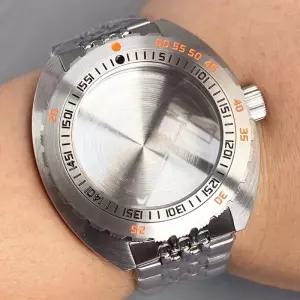42mm 다이버 시계 케이스 NH35 SUB 300T ETA2824 PT5000 SW200 자동 Movt 200m 방수 사파이어