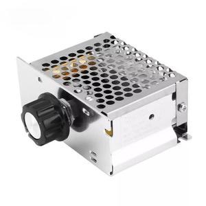 4000W 220V AC SCR 전압 조정기 조광기 전기 전동 속도 컨트롤러 전자 볼트 온도 조절기