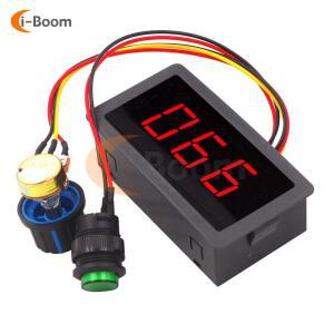DC 6V 12V 24V Pwm 전동 속도 컨트롤러 무한 가변 Led 디지털 디스플레이 제어 모듈