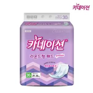 카네이션 라운드 프리미엄 패드(30매입 x 8팩/240장) 성인용 산모용 라운드형 속기저귀 소변패드