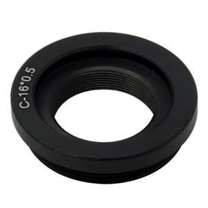 C-M16 외부 25.4 C 마운트  내부 16mm X0.5 나사 현미경 대물 어댑터