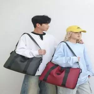 [하프클럽/]4가지 색상 후크 롱스트랩 보스턴 스포츠 여행가방
