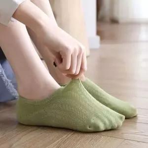 1SET) 실리콘 페이크삭스 (5P 여성 덧신양말 뒷꿈치