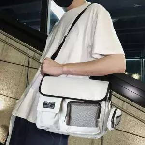 [하프클럽/]남성용 공항 여행용 크로스백 단체용 휴대 보조가방