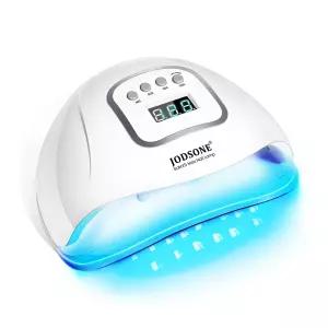 JODSONE U V LED 네일 램프 젤 폴리쉬용 드라이어 자동 센서 및 4 타이머가 장착된 조명