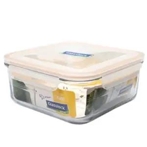 삼광 글라스락 밀폐용기 사각 4호 2600ml 반찬통 그릇 밀폐통 보관통