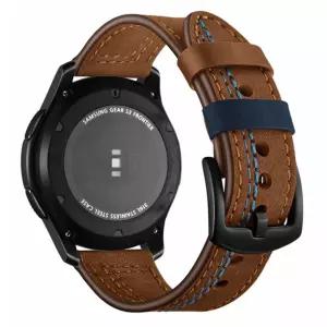 갤럭시 기어S3클래식 46mm 스웨이드 가죽 포인트 컬러 스티치 스마트워치 스