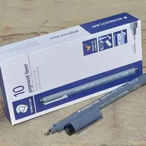 일러스트펜 스테들러 Fineliner pigment liner 블랙 1다스 0.6mm