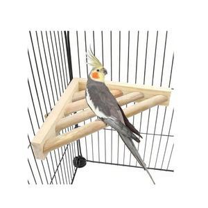 LITEWOO 퍼치 코너 플랫폼 스탠드 선반 사다리 잉꼬 CONURE 새용 BUDGIE 앵무새