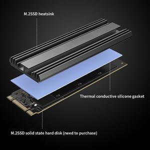 TEUCER M.2 SSD 방열판 2280 데스크탑 PC PS5용 솔리드 스테이트 하드 디스크 알루미늄 라디에이터