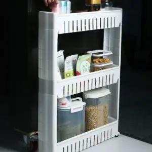 수납장 바퀴용 3단12cm 이동식정리대 거실수납장 다용도수납장 다용도실수납장 옷수납장