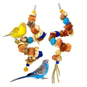 XLPEIXIN 로프 횃대 잉꼬 스윙 츄잉 CONURE 앵무새용 장난감 새장 걸이 장난감 BUDGIES COCKATIEL