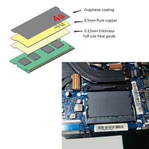 2024 PC Moemory 구리 냉각 패드용 새 열 Laprop 방열판