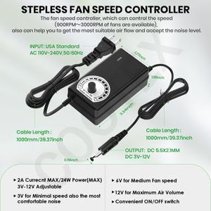 12cm 고속 DC 12V 110V 220V Btc 광산 기계 섀시 워크스테이션 캐비닛 라디에이터 120MM 폭력적인 서버 냉