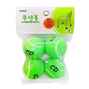 낫소 스포츠 쿠션볼 4개입 그린) L) 의자발 소음방지의자발 체어슈즈 의자발커버