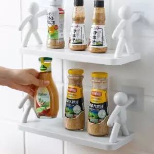 GDM 좁은 공간 활용 틈새 벽걸이 선반 2P 욕실수납선반 주방수납선반 벽걸이수납장