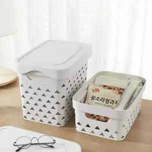 친절한탄씨 TBZ 삼각 패턴 스토리지박스 스몰사이즈 G 오염방지 테이블커버