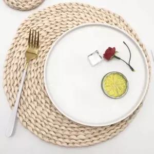 30cm 라탄테이블매트 라탄받침 라탄식탁매트 접시매트 원형식탁매트 플레이팅매트