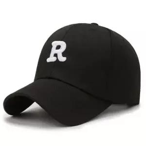 알파벳 R 자수 야구모자 볼캡 캐주얼 모자 3color