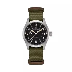 해밀턴 H69509930 카키필드 남성 나토밴드 메커니컬 40mm