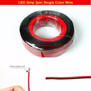 1m-100m RGB Led 커넥터 2pin LED 케이블 연장 rgbw 단색 스트립 용 코드 와이어