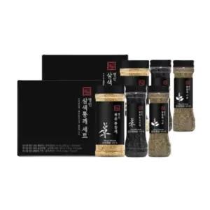 암웨이 정기품 명인 삼색통깨 세트 (볶음 통참깨+볶음 통검정깨+통들깨 가루) / 2세트
