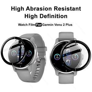 Garmin Venu2/2s/2Plus 용 보호 필름 곡선 소프트 에지 클리어 커버 풀 커버리지 안티 스크래치 스크린 프