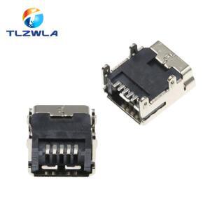 10pcs 미니 USB  B 5Pin 암커넥터 직각 싱킹 플레이트 DIP 잭 커넥터 플러그인