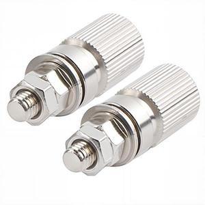 니켈 도금 M5 x 33  금속 접지 폴 바인딩 포스트 고전류 5mm 배선 폴 4mm 바나나 소켓 단자