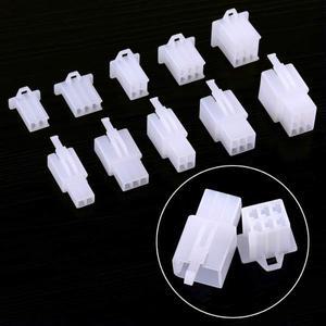 10세트 2 3 4 6핀 2.8mm 자동차 커넥터 키트 전기 와이어 바이크 오토바이 보트용