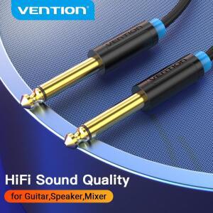 Aux 기타 케이블 6.5mm 잭 수-수 오디오 금도금 1m 2m 믹서 앰프베이스 AUX