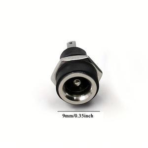 5pcs DC 전원 어댑터 잭 소켓 암 패널 마운트 커넥터 3A 12v 5.5mm 2.1mm 플러그 어댑터