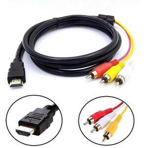 비디오 오디오 컨버터 컴포넌트 AV 어댑터 케이블 HDTV RCA에  HDMI 호환 5 피트