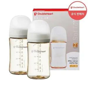 더블하트 3세대 아기 젖병 PPSU 240ml 2개 GST