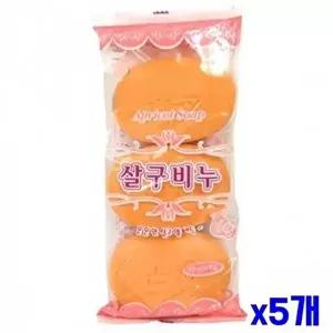 은은한 살구향 세수비누 3P x5개-WFO52WA