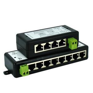 POE 인젝터 4포트 8 CCTV 네트워크 용 분배기 이더넷 카메라 전원 IEEE802.3af