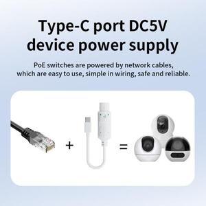 48V 5V로 변환 방수 PoE 컨버터 RJ45 포트 출력 5V/2A 패시브 장치용 IEEE802.3af/at