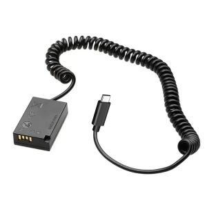 USB-C 케이블 LP-E17 ACK-E18 DR-E18 Canon EOS 750D Kiss X8i T6i T6S 77D 800D  SL2 용 더미 배터리