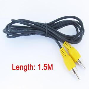 1pcs 1.5m/5ft 컴포지트 비디오 케이블 RCA 남성 노란색 항목 번호: 40155