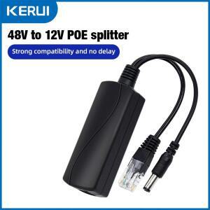 POE 분배기 48V ~ DC 12V 1.2A 100M 카메라 인젝터 CCTV IP 스위치 포트 용 비디오 전원 어댑터 모듈