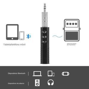 3.5mm 무선 블루투스 수신기 잭 핸즈프리 오디오 자동 5.0 차량용 키트 음악 어댑터 Aux 헤드폰