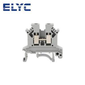 100pcs 영국 2.5 케이블 연결 나사 연결 단자 2.5mm² 와이어 전기 Din 레일 블록