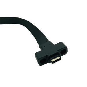 2세대 10Gbps 내장 어댑터 케이블 연결 USB 3.1 전면 패널 타입 E - C 나사 2개 포함 30cm/50cm/80cm 연장