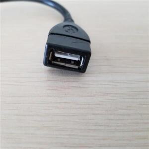 컴퓨터 호스트 케이스 마더보드 메인 보드 USB 2.0 암-A 타입 어댑터 데이터 확장 케이블 블랙 5핀 20cm