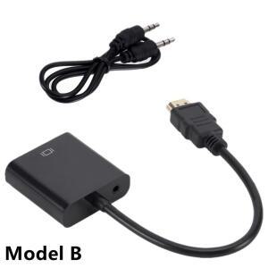 1080P HDMI 어댑터 디스플레이 포트 to VGA 케이블 수-암 변환기 PC 컴퓨터 PC 노트북 HDTV 모니터 프로젝