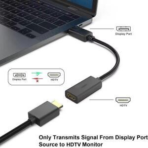4K 디스플레이 포트 DP-HDMI 호환 케이블 어댑터 DisplayPort Male-HDTV Female 변환기 케이블PC TV PC 노